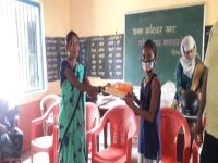 School stationery distribution Ambivli